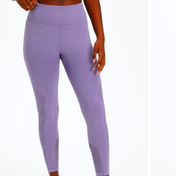 Fabletics Pants - New Fabletics  Leggings Athletic Washed Violetta Sync Seamless High-Waisted 7/8